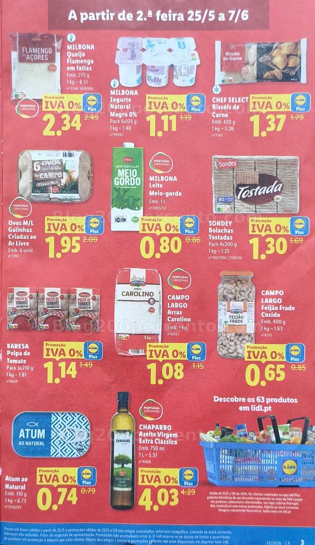 Antevisão Folheto LIDL Promoções de 25 a 31 maio