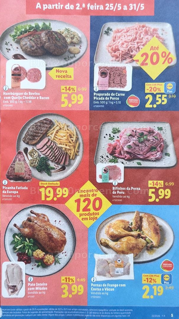 Antevisão Folheto LIDL Promoções de 25 a 31 maio