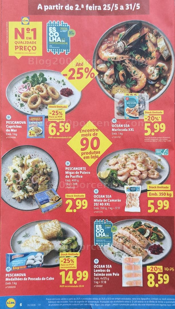 Antevisão Folheto LIDL Promoções de 25 a 31 maio