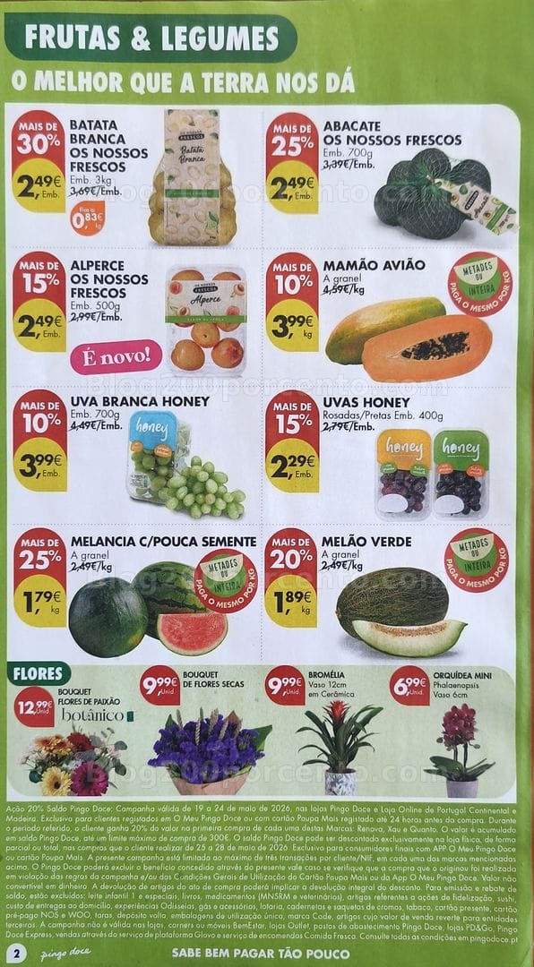Antevisão Folheto PINGO DOCE Promoções de 19 a 25 maio