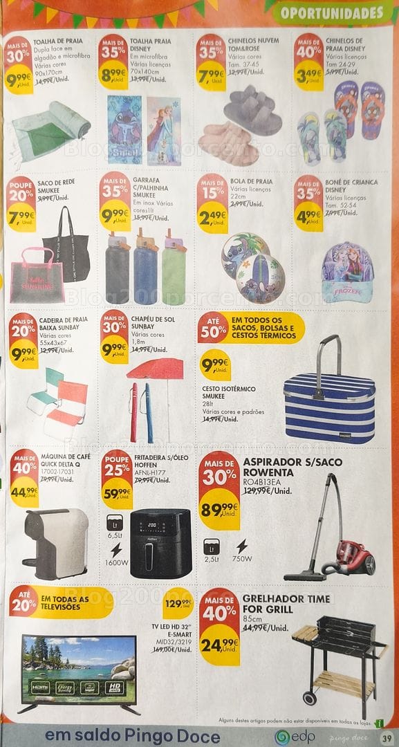 Antevisão Folheto PINGO DOCE Bazar Promoções de 2 a 8 junho