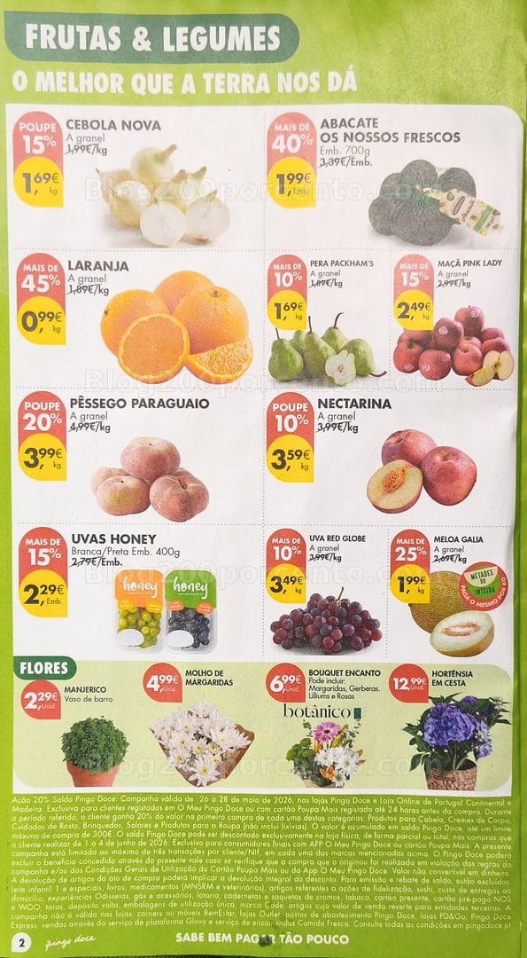Antevisão Folheto PINGO DOCE Promoções de 26 maio a 1 junho