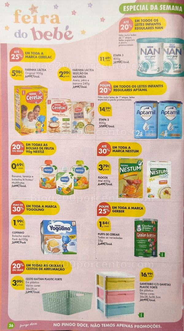 Antevisão Folheto PINGO DOCE Feira do Bebé Promoções de 26 maio a 1 junho