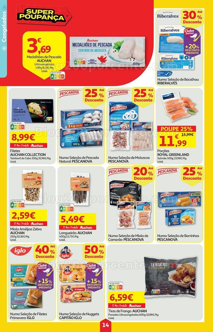 Antevisão Folheto AUCHAN Super Poupança Promoções de 14 a 20 maio