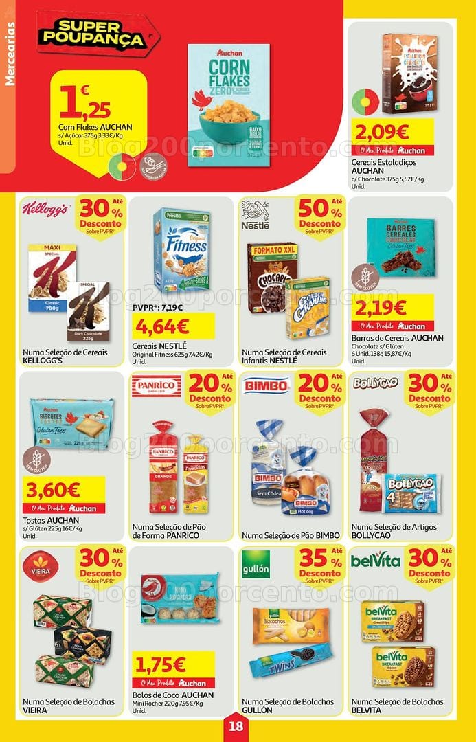 Antevisão Folheto AUCHAN Super Poupança Promoções de 14 a 20 maio