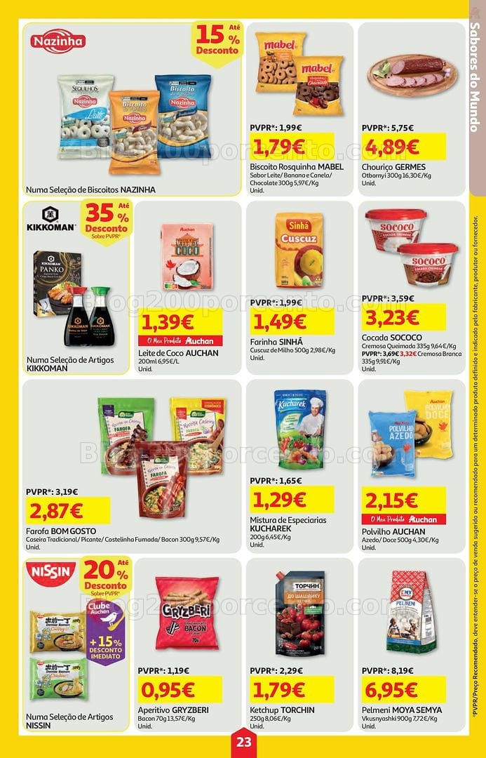 Antevisão Folheto AUCHAN Super Poupança Promoções de 14 a 20 maio