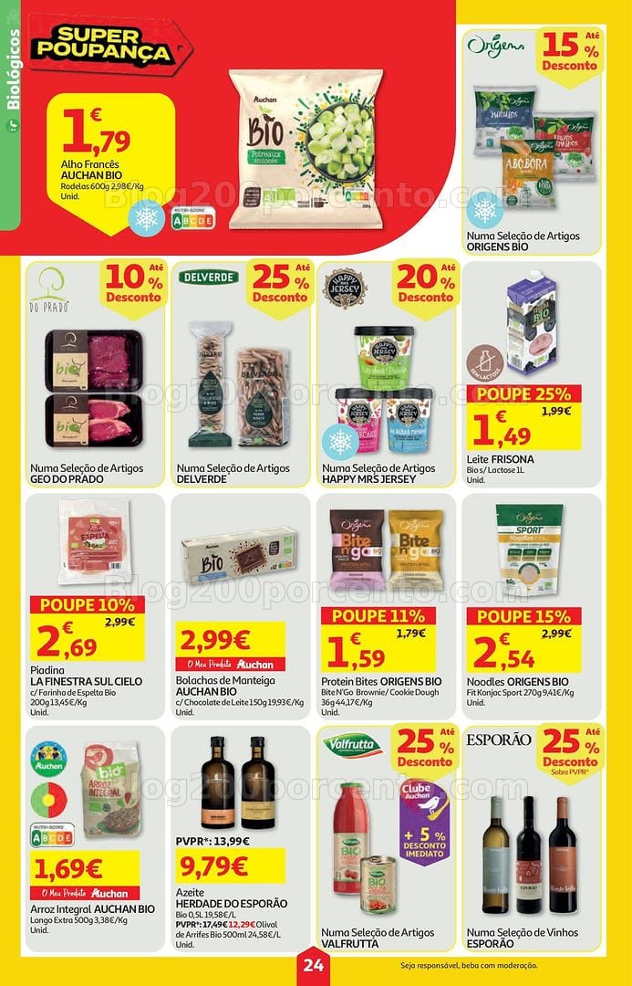 Antevisão Folheto AUCHAN Super Poupança Promoções de 14 a 20 maio
