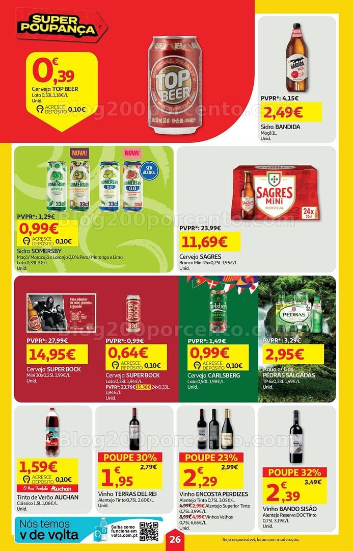 Antevisão Folheto AUCHAN Super Poupança Promoções de 14 a 20 maio
