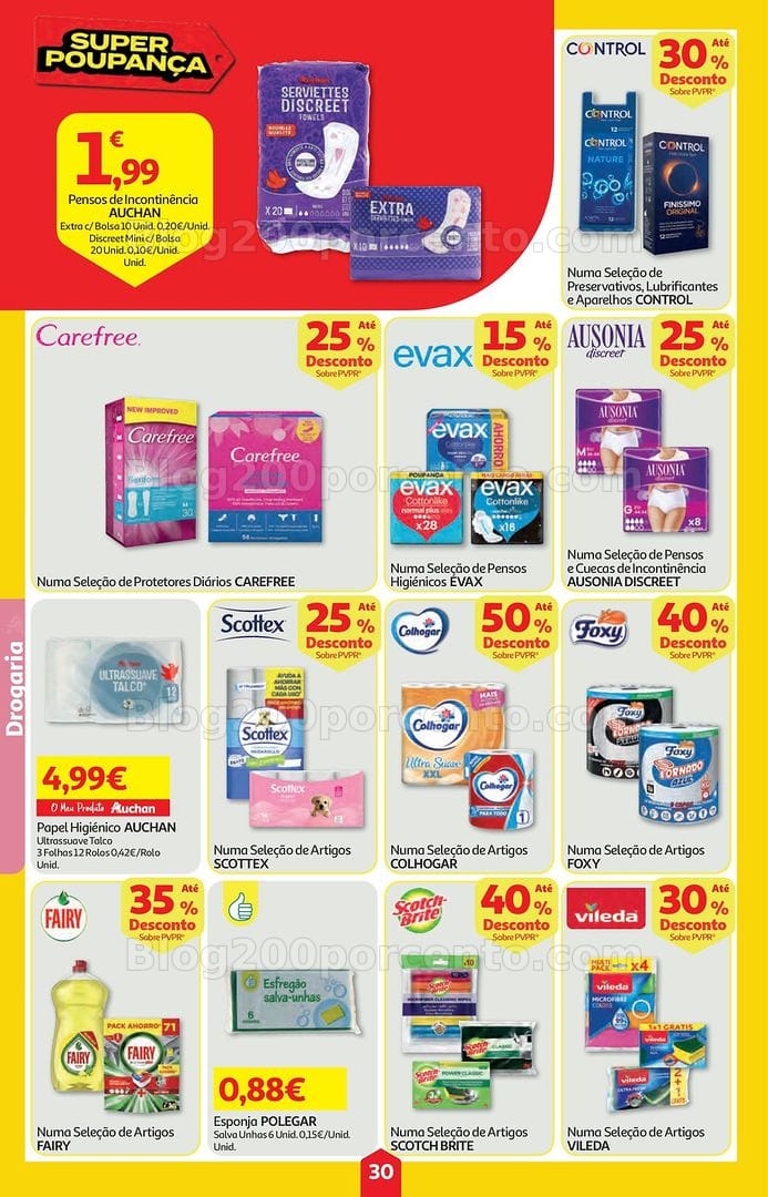 Antevisão Folheto AUCHAN Super Poupança Promoções de 14 a 20 maio