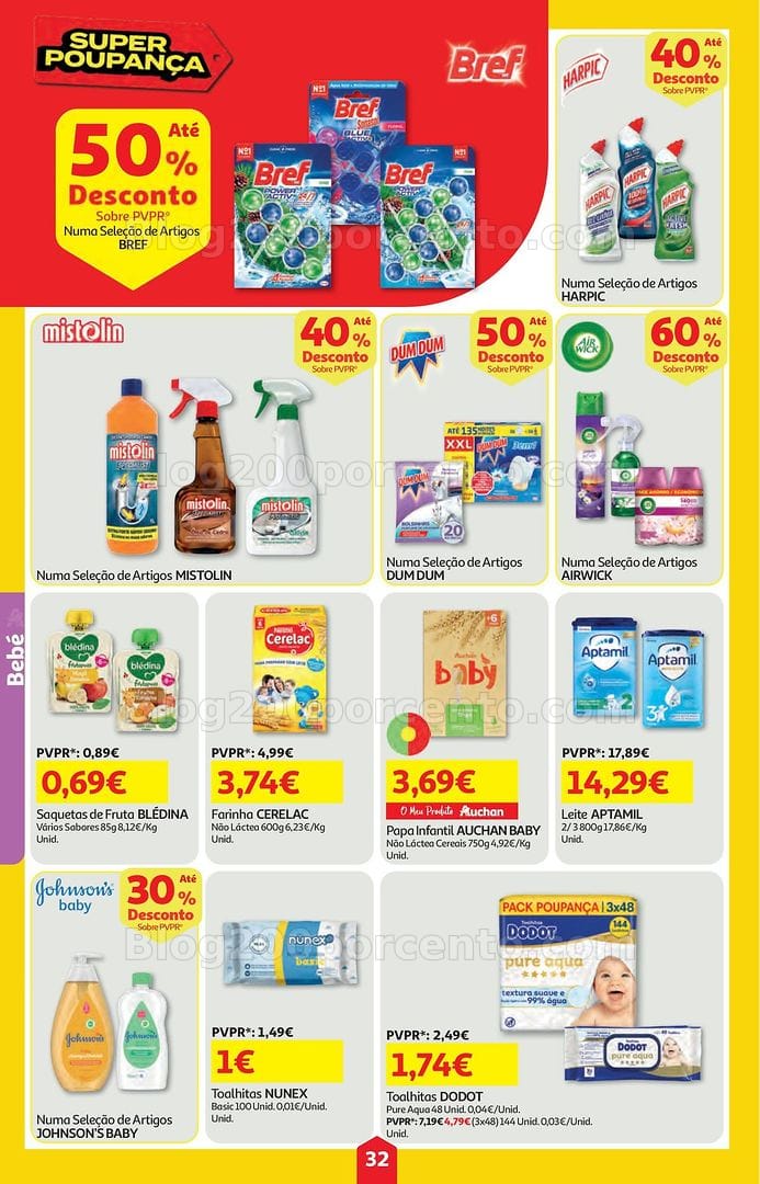 Antevisão Folheto AUCHAN Super Poupança Promoções de 14 a 20 maio