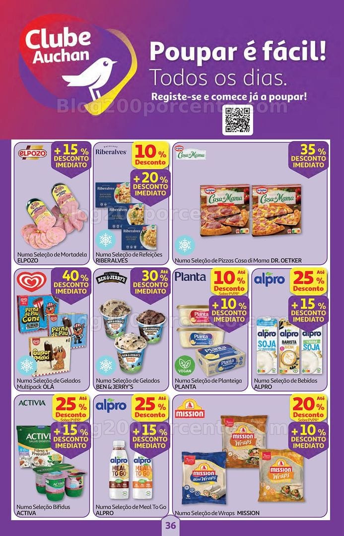 Antevisão Folheto AUCHAN Super Poupança Promoções de 14 a 20 maio