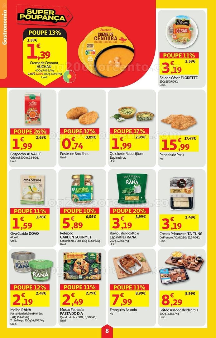 Antevisão Folheto AUCHAN Super Poupança Promoções de 14 a 20 maio