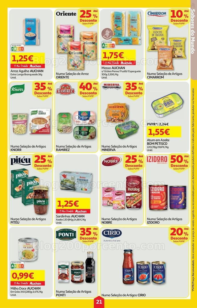 Antevisão Folheto AUCHAN Super Poupança Promoções de 21 a 27 maio