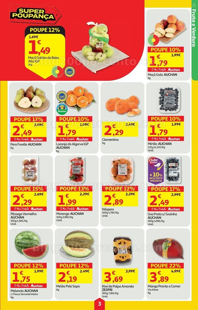 Antevisão Folheto AUCHAN Super Poupança Promoções de 21 a 27 maio