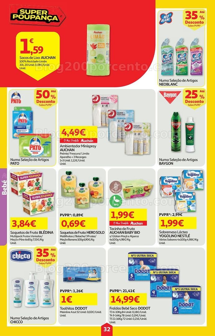 Antevisão Folheto AUCHAN Super Poupança Promoções de 21 a 27 maio