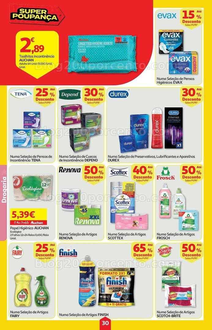 Antevisão Folheto AUCHAN Super Poupança Promoções de 28 maio a 3 junho