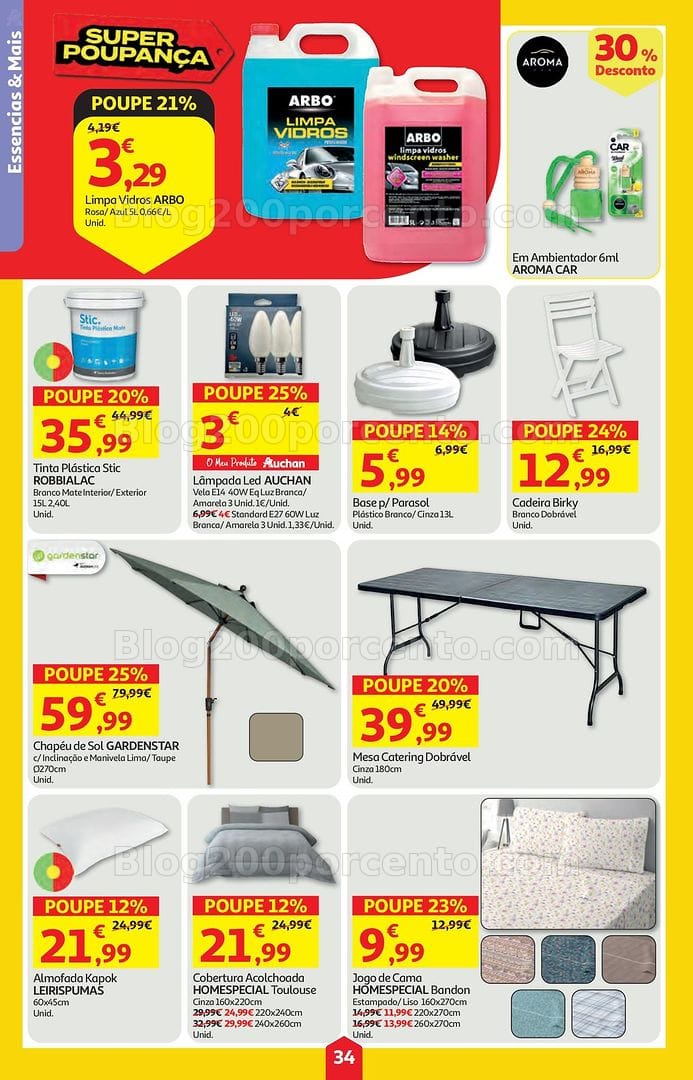 Antevisão Folheto AUCHAN Super Poupança Promoções de 28 maio a 3 junho