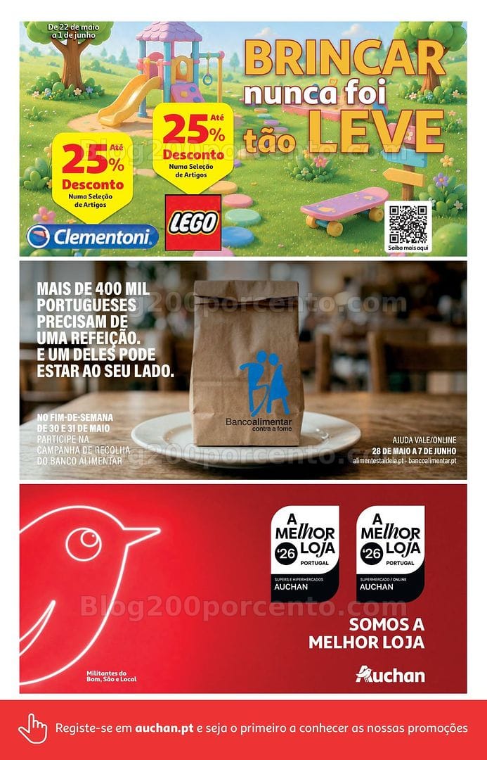 Antevisão Folheto AUCHAN Super Poupança Promoções de 28 maio a 3 junho