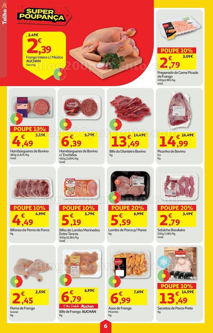 Antevisão Folheto AUCHAN Super Poupança Promoções de 28 maio a 3 junho