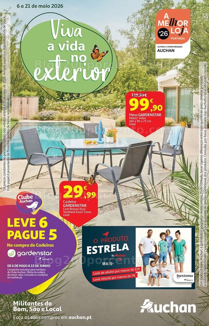 Antevisão Folheto AUCHAN Promoções de 6 a 21 maio
