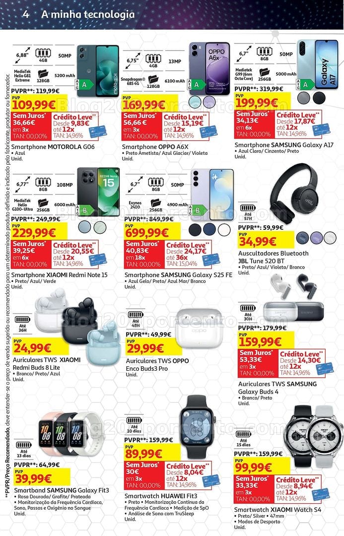 Antevisão Folheto AUCHAN Tecnologia Promoções de 22 maio a 1 junho