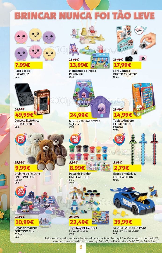Antevisão Folheto AUCHAN Especial Dia da Criança Promoções de 22 maio a 1 junho