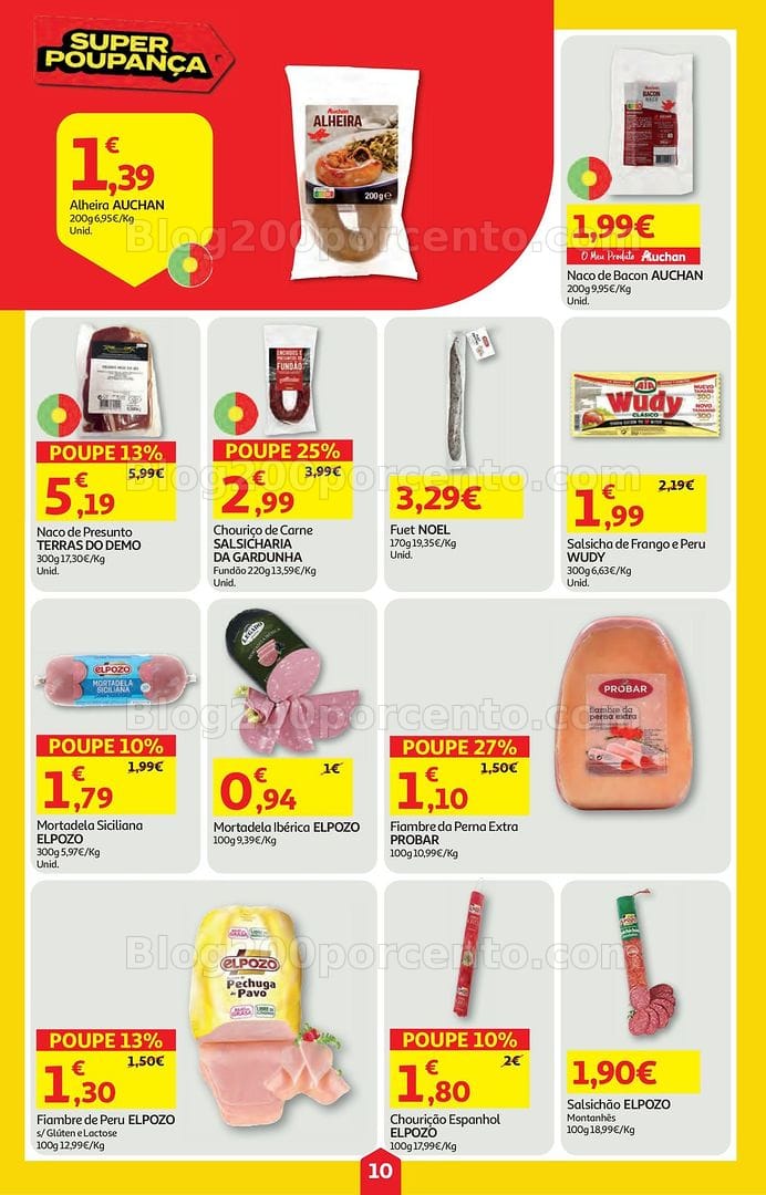 Antevisão Folheto AUCHAN Super Poupança Promoções de 7 a 13 maio