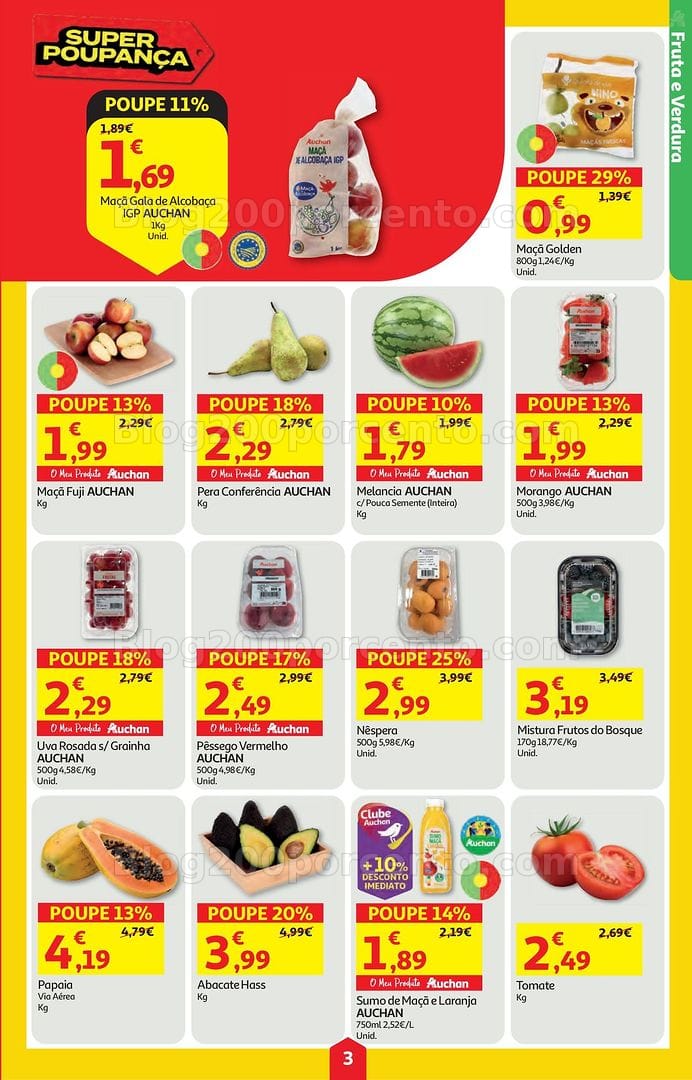Antevisão Folheto AUCHAN Super Poupança Promoções de 7 a 13 maio