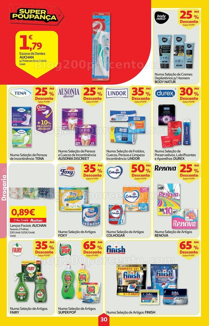 Antevisão Folheto AUCHAN Super Poupança Promoções de 7 a 13 maio