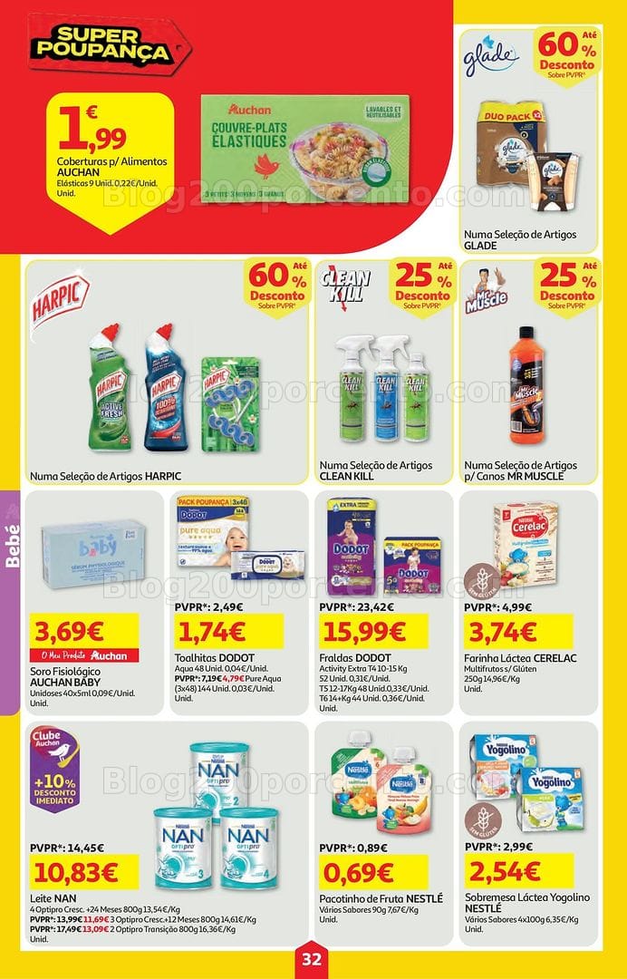 Antevisão Folheto AUCHAN Super Poupança Promoções de 7 a 13 maio