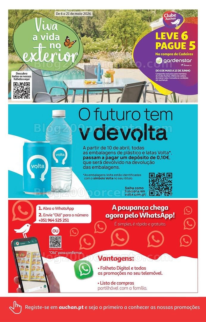 Antevisão Folheto AUCHAN Super Poupança Promoções de 7 a 13 maio