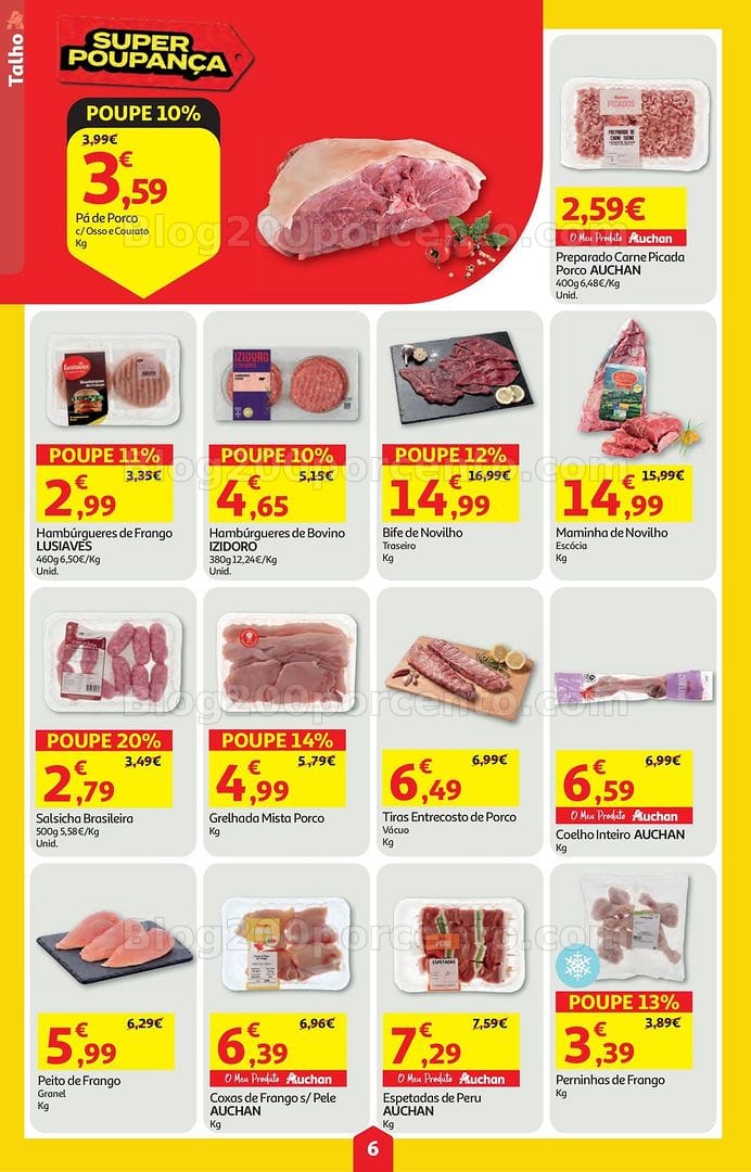 Antevisão Folheto AUCHAN Super Poupança Promoções de 7 a 13 maio
