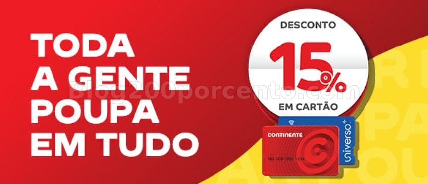 ALERTA - 15% de desconto CONTINENTE Promoções de 22 a 31 maio