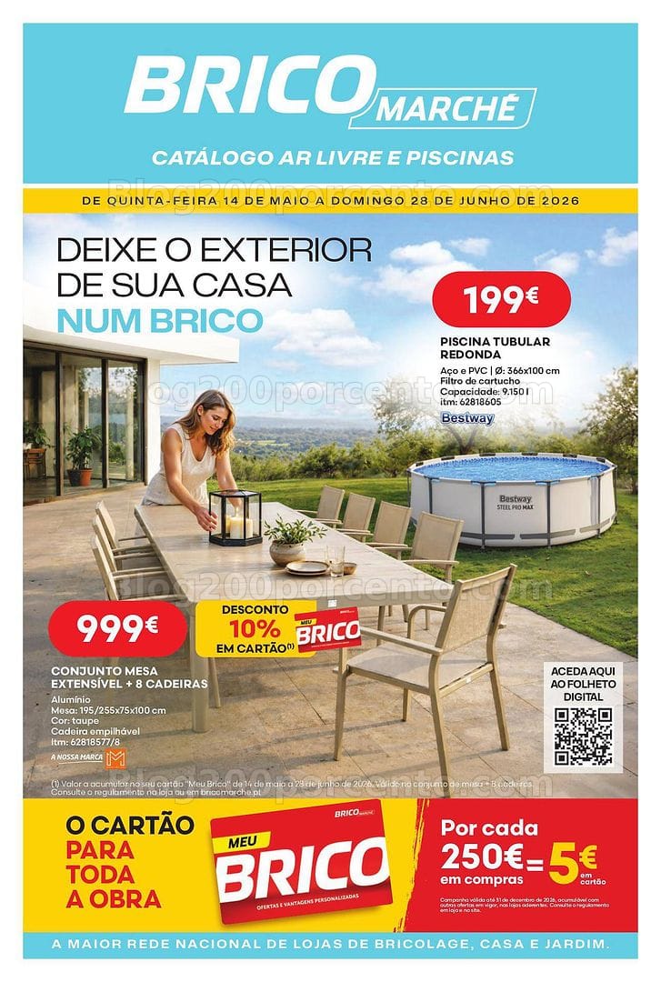 Antevisão Folheto BRICOMARCHÉ Promoções de 14 maio a 28 junho
