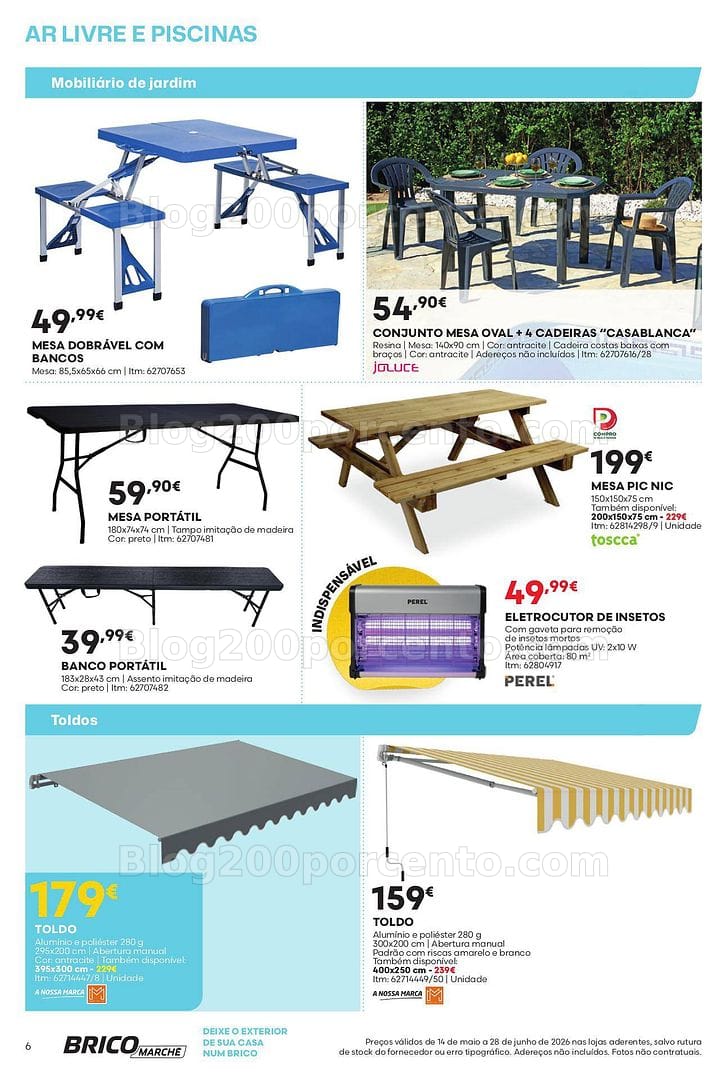 Antevisão Folheto BRICOMARCHÉ Promoções de 14 maio a 28 junho