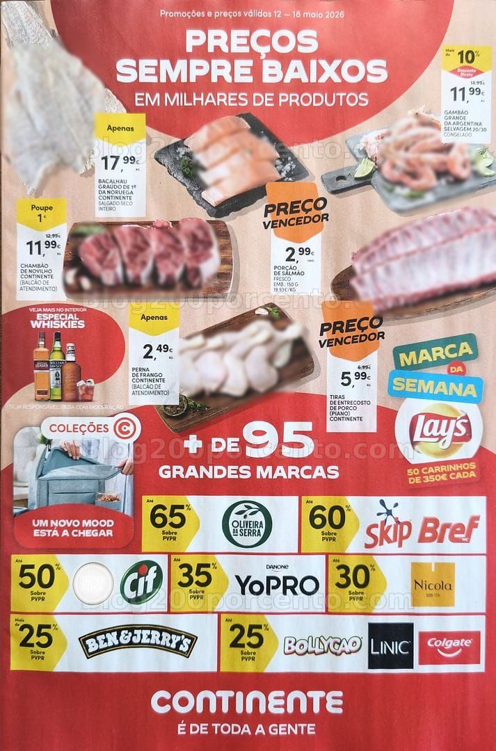 Antevisão Folheto CONTINENTE Promoções de 12 a 18 maio