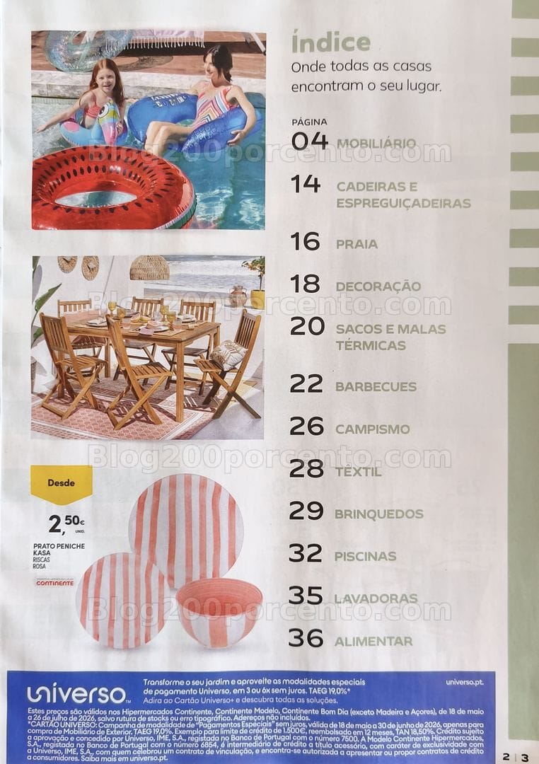 Antevisão Folheto CONTINENTE Casa Verão Promoções de 19 maio a 21 junho