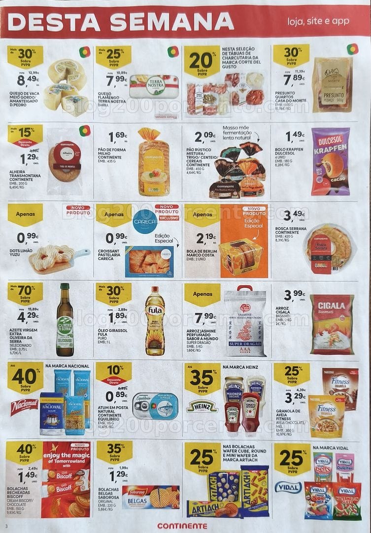 Antevisão Folheto CONTINENTE Promoções Fim de Semana - 22 a 25 maio