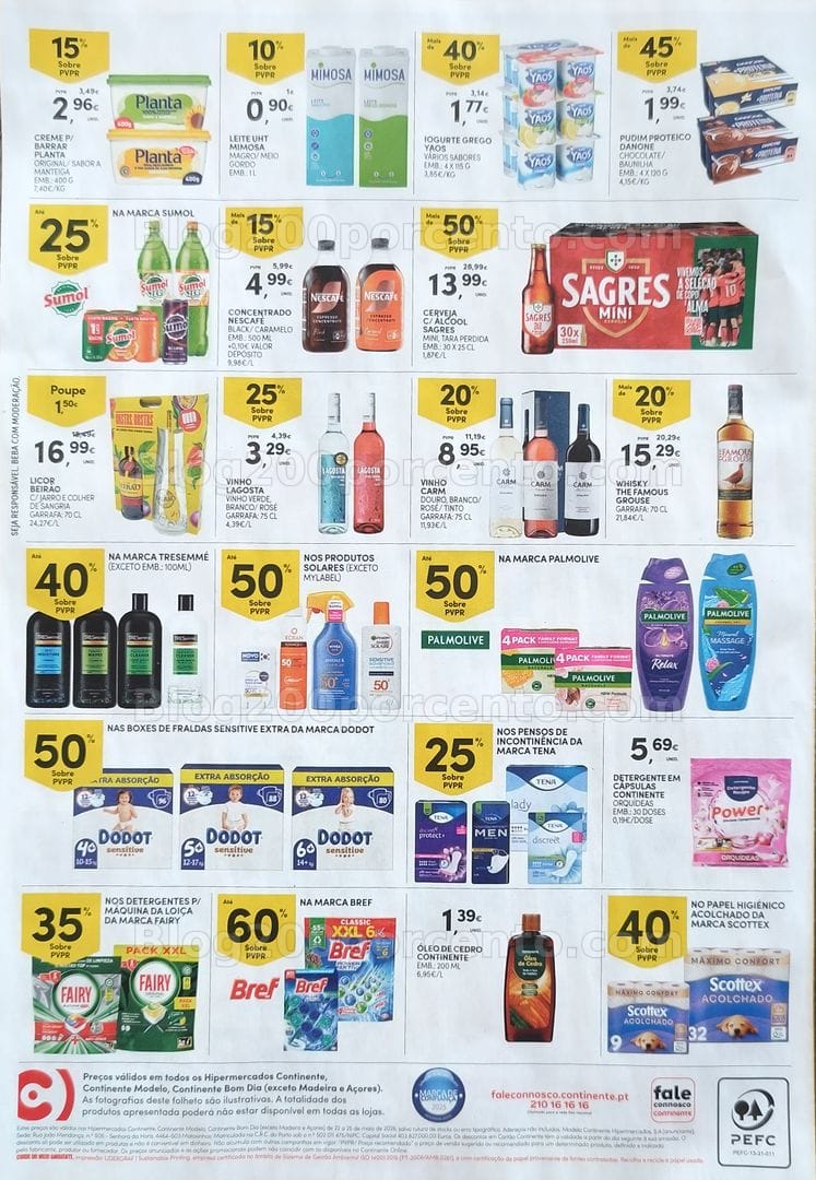 Antevisão Folheto CONTINENTE Promoções Fim de Semana - 22 a 25 maio
