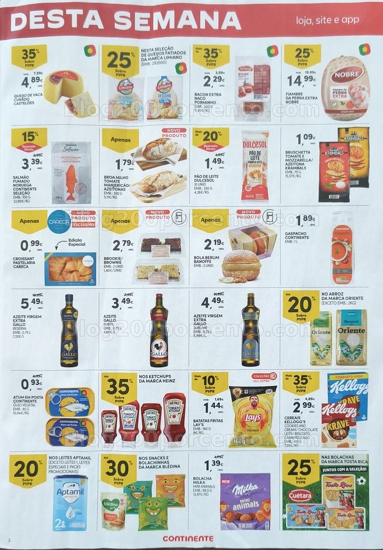Antevisão Folheto CONTINENTE Promoções Fim de Semana - 29 maio a 1 junho