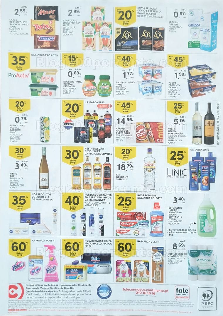Antevisão Folheto CONTINENTE Promoções Fim de Semana - 29 maio a 1 junho