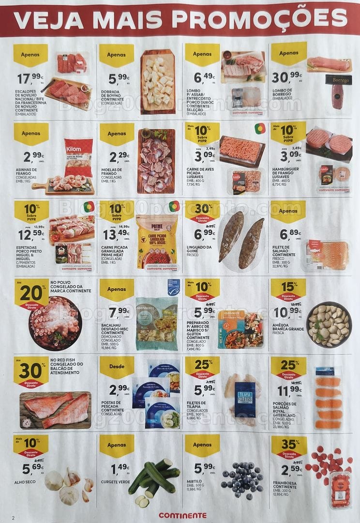 Antevisão Folheto CONTINENTE Promoções Fim de Semana - 8 a 11 maio