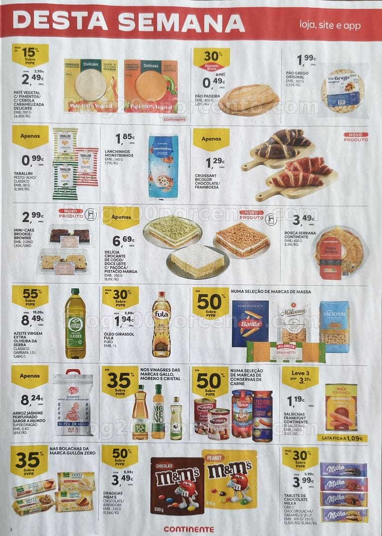 Antevisão Folheto CONTINENTE Promoções Fim de Semana - 8 a 11 maio