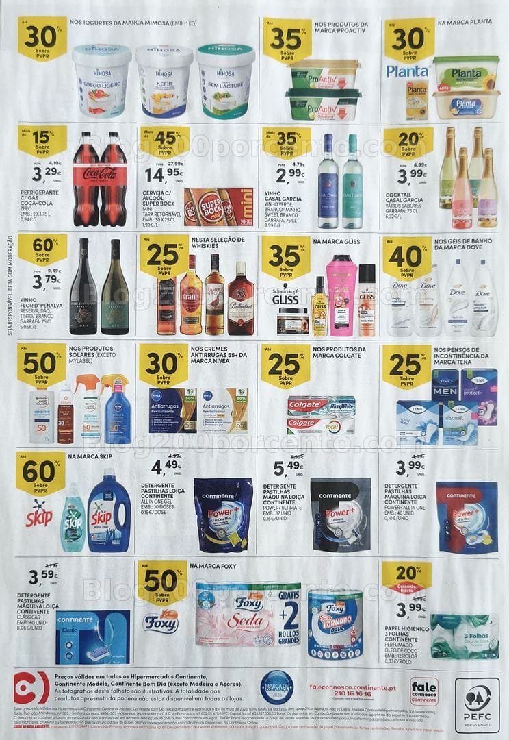 Antevisão Folheto CONTINENTE Promoções Fim de Semana - 8 a 11 maio