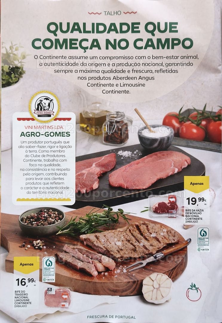 Antevisão Folheto CONTINENTE Especial Frescura de Portugal Promoções de 5 a 17 maio