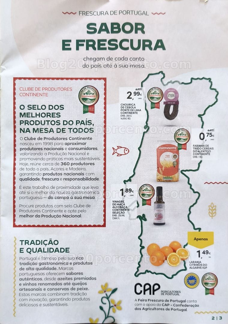 Antevisão Folheto CONTINENTE Especial Frescura de Portugal Promoções de 5 a 17 maio