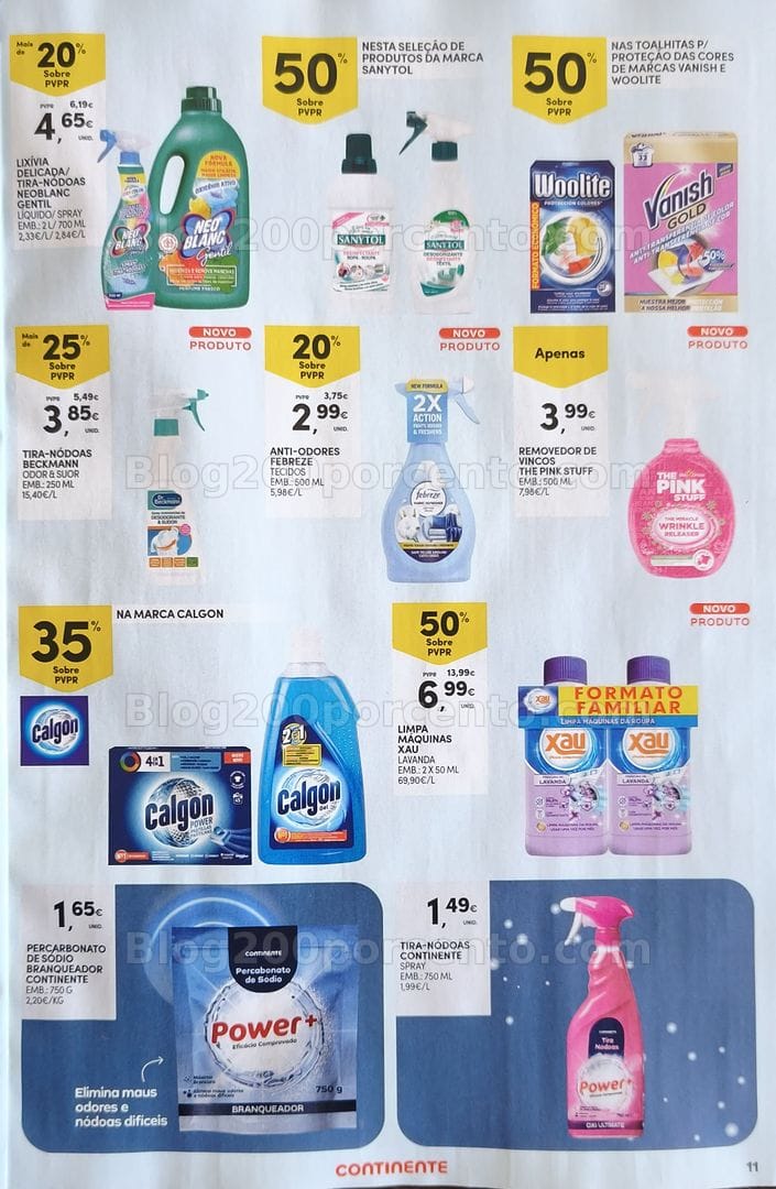Antevisão Folheto CONTINENTE Especial Limpeza do Lar Promoções de 12 a 24 maio