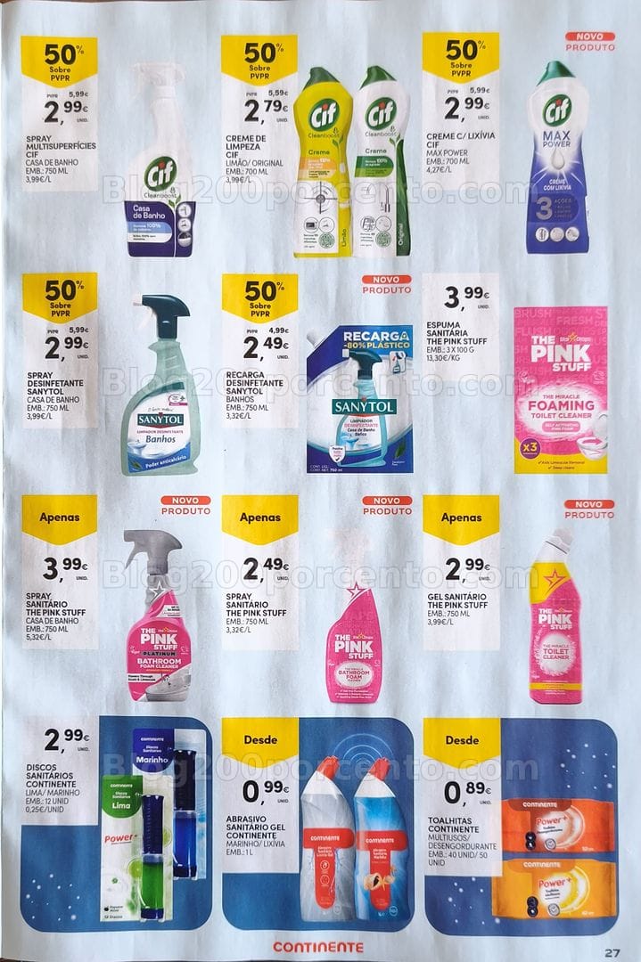 Antevisão Folheto CONTINENTE Especial Limpeza do Lar Promoções de 12 a 24 maio