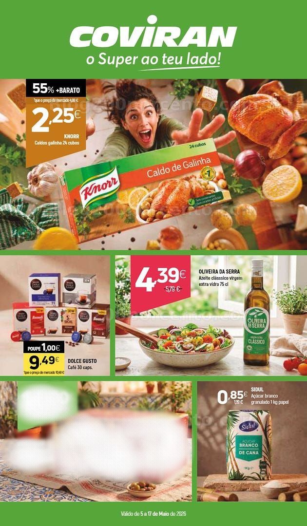 Antevisão Folheto COVIRAN Promoções de 5 a 17 maio
