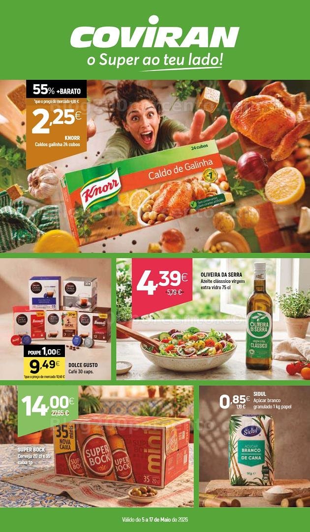 Antevisão Folheto COVIRAN Promoções de 5 a 17 maio